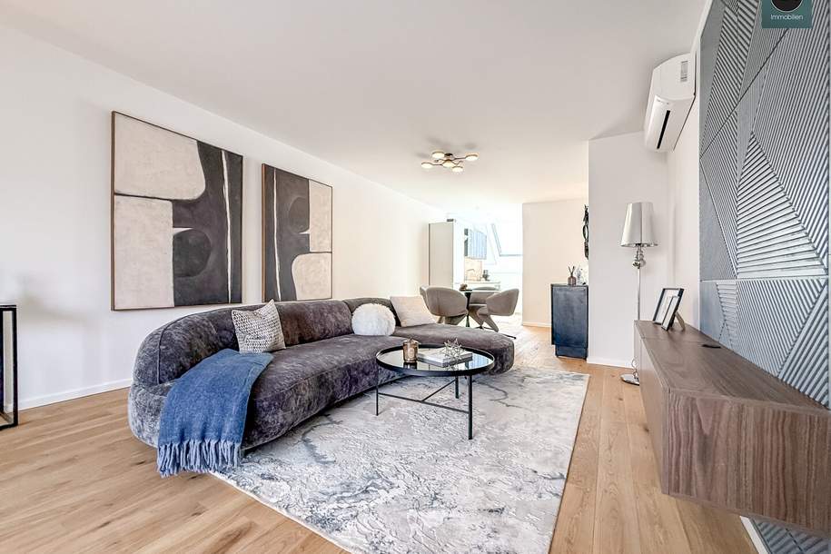 Erstbezug: Luxuriöse Dachgeschoss Wohnung auf einer Ebene mit Balkon in Währinger Toplage! Klimatisiert, Smart-Home!, Wohnung-kauf, 798.000,€, 1180 Wien 17., Hernals