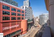 ** Repräsentatives Altbau-Büro mit Klimaanlage und Balkon – ca. 201 m² vis à vis Wien Mitte / The Mall; ab sofort **