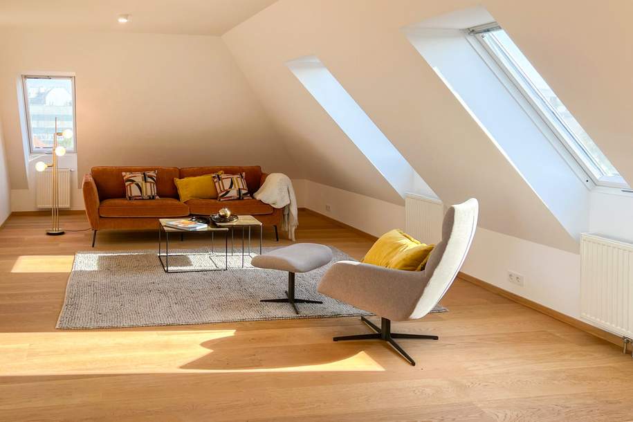 Exquisite Dachgeschosswohnung mit Terrasse und Rundumblick in Alt-Penzing, Wohnung-kauf, 999.000,€, 1140 Wien 14., Penzing