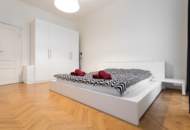 Stilvolle 3-Zimmer-Altbauwohnung in zentraler Lage im 5. Bezirk – möbliert