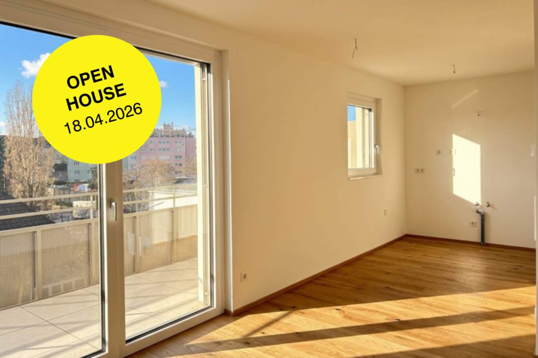 Ihr Refugium im Dachgeschoss – sonnig &amp; moderne 2-Zimmer-Terrassenwohnug