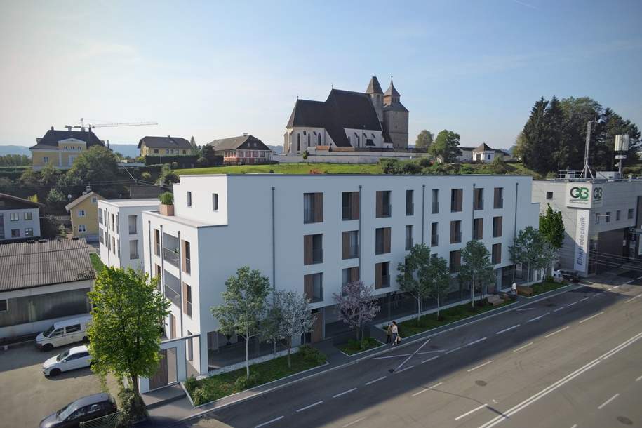 WOHNEN MIT SCHÖN | DORF | BLICK | Top B.07 OG 1 | Zentrumsnah und leistbar., Wohnung-kauf, 308.600,€, 4840 Vöcklabruck