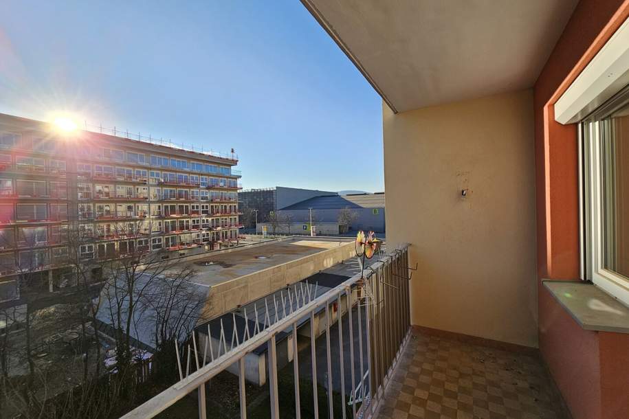 VERMIETETE WOHNUNG FÜR KLUGE ANLEGER! Ein Investment, das begeistert – Saniertes Juwel mit Balkon &amp; Loggia!, Wohnung-kauf, 390.000,€, 8010 Graz(Stadt)