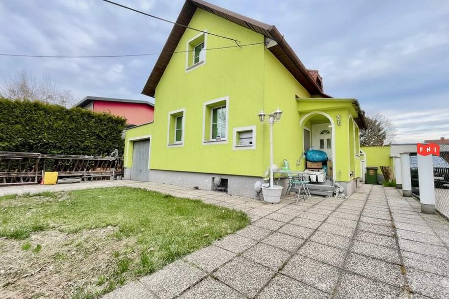 Erweiterbares 4 Zimmer Einfamilienhaus mit Garage, Pool &amp; Gartenhaus, Haus-kauf, 470.000,€, 1220 Wien 22., Donaustadt