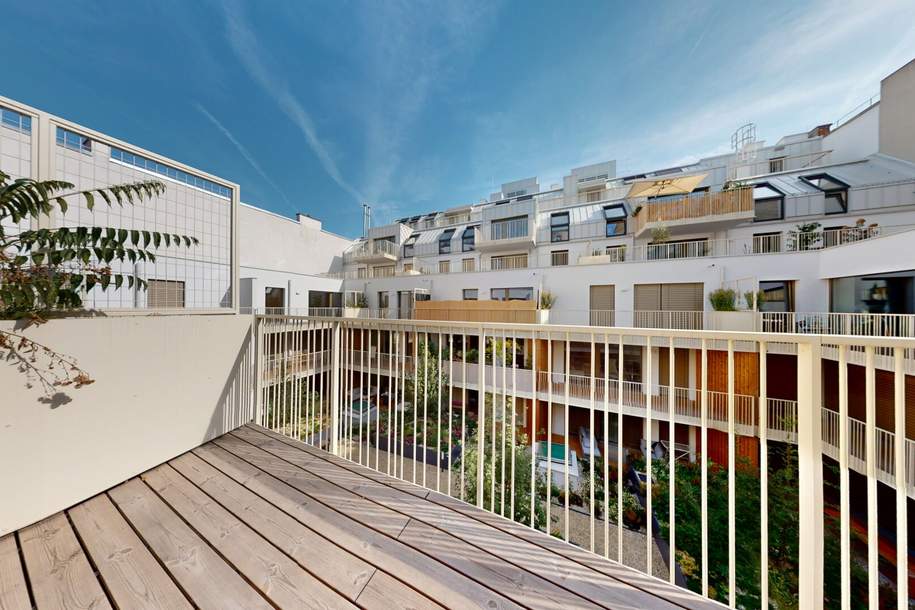 ERSTBEZUG | Erstbezug-Feeling: 2 Zimmer, Balkon, Klima &amp; Top-Lage im 7. Bezirk, Wohnung-miete, 1.625,00,€, 1070 Wien 7., Neubau