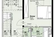 DACHTERRASSE mit spektakulärem Fernblick | DG-Maisonette Nähe Alte Donau | Erstbezug | Teils hofseitig | Fernwärme | TG-Stellplatz optional | Ideal für Anleger oder Eigennutzer | Nachhaltiges Projekt