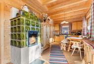 Wunderschönes Holzhaus am Berg mit Panorama