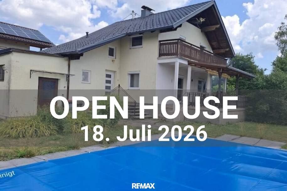 Einfamilienhaus mit Pool und großem Grundstück, Haus-kauf, 330.000,€, 5231 Braunau am Inn