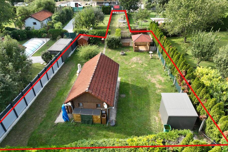 Kleingartengrundstück mit Gartenhaus, Haus-kauf, 59.000,€, 3370 Melk