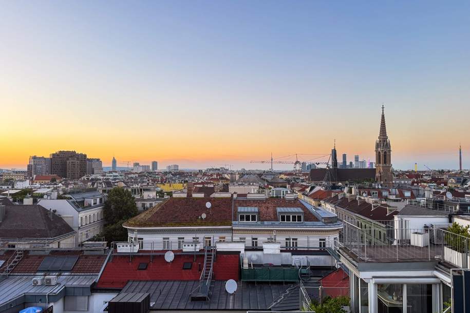 Private Penthouse Residenz mit Skyline View über Wien nächst Stadtpark, Wien Mitte und Rochusmarkt!, Wohnung-kauf, 1.079.000,€, 1030 Wien 3., Landstraße