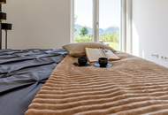 LUXUS - 3 Zimmer Erstbezugs - Gartenwohnung mit traumhaften Seeblick direkt am Wasser sowie eigenem Badeplatz am Mondsee - PROVISIONSFREI