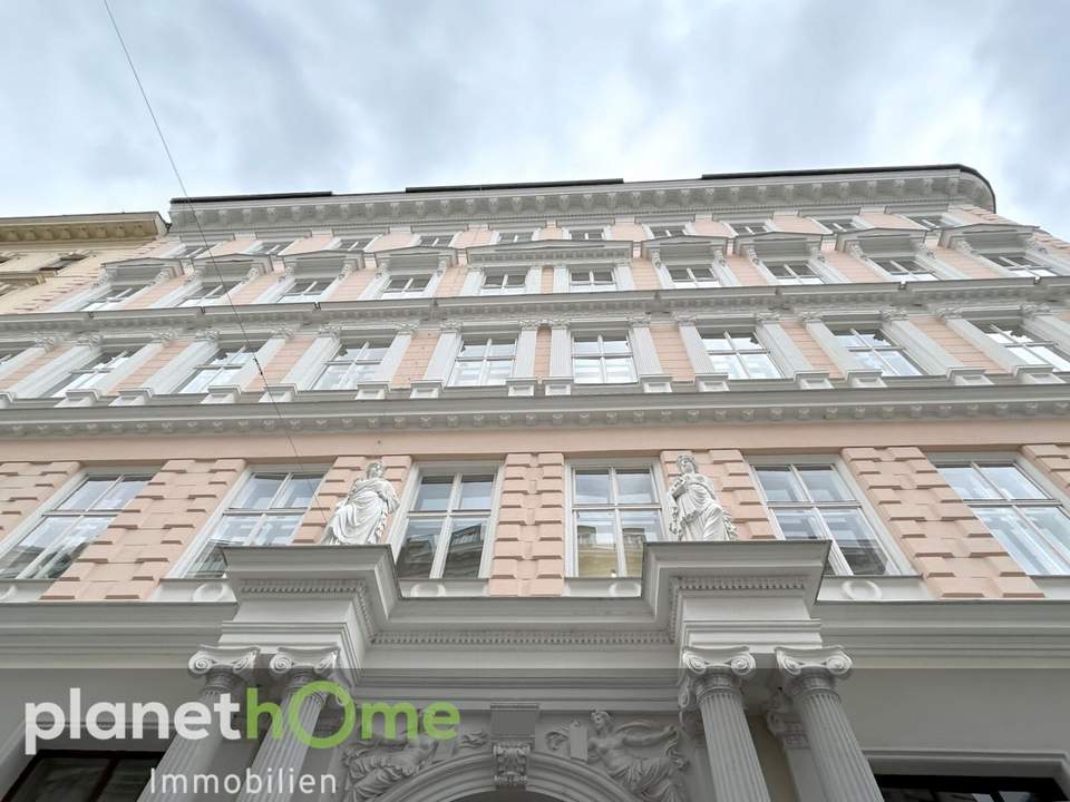 Büro mit Stil &amp; Substanz – Repräsentative Altbaufläche in Wiens bester Lage