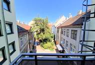 Innenhoflage, großer Balkon und Grünblick - 5.OG