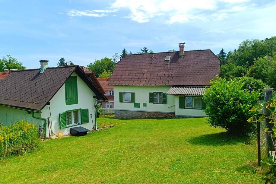 Einfamilienhaus mit viel Charme und Traumgarten in Voitsberg-nur 30 Min. von Graz entfernt, Haus-kauf, 134.000,€, 8570 Voitsberg