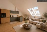 DACHGESCHOSSWOHNUNG MIT TRAUMHAFTER TERRASSE | EXKLUSIV SANIERTE MAISONETTE-WOHNUNG | HOCHWERTIGE TISCHLERKÜCHE