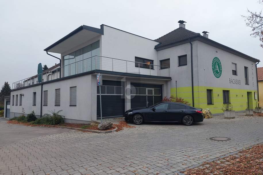 LUXURIÖS WOHNEN, ERFOLGREICH ARBEITEN: VIELSEITIGES OBJEKT MIT WINTERGARTEN UND SONNENTERRASSE, Gewerbeobjekt-kauf, 3452 Tulln