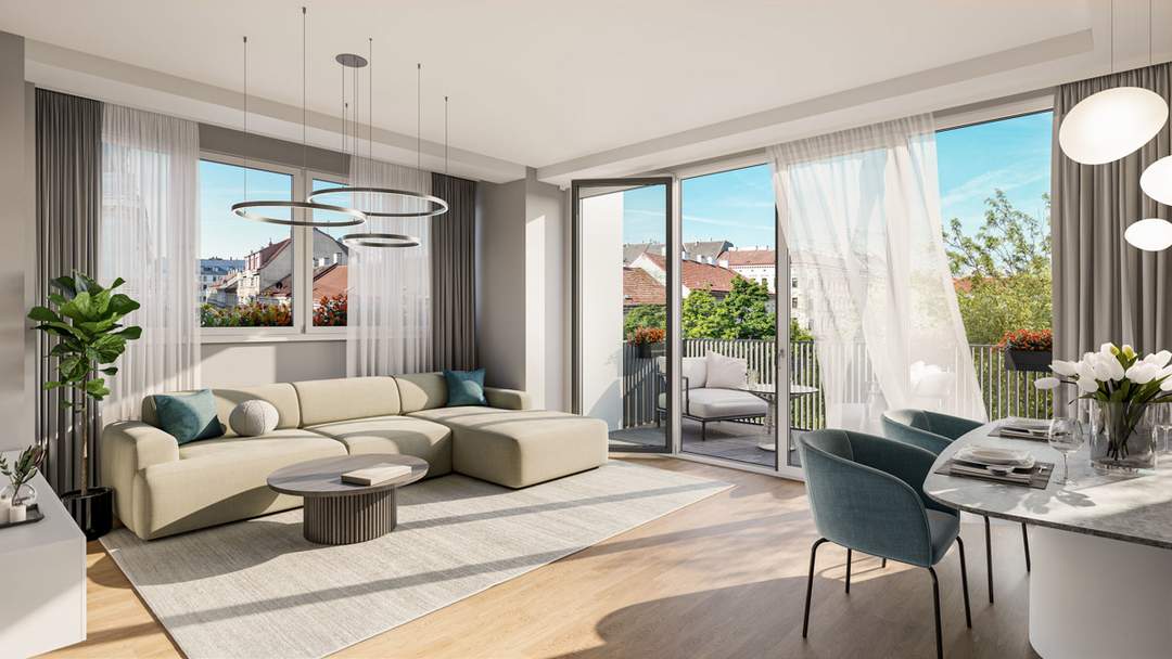 Günstig, großzügig, genial - U6 Burggasse: 3 Zimmer mit Balkon zum SPITZENPREIS - NEU