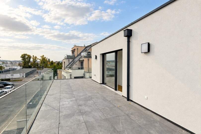 NEUBAU 2026: Modernes Doppelhaus mit Terrasse & Stellplatz! Schlüsselfertige Ausführung!, Haus-kauf, 859.000,€, 1210 Wien 21., Floridsdorf