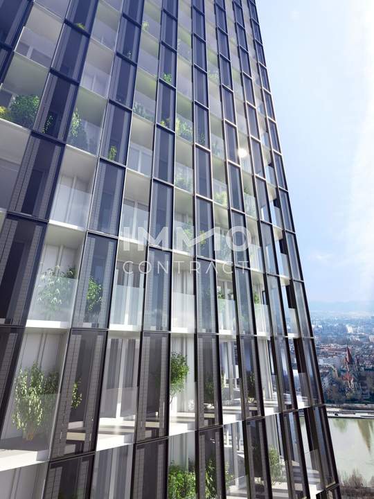 Skyline Living: DC2 Tower - U1 Donauinsel