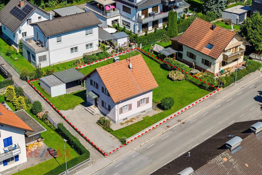 Wohnen in Lauterach: Einfamilienhaus mit großem Grundstück und Renovierungspotenzial, Haus-kauf, 6923 Bregenz