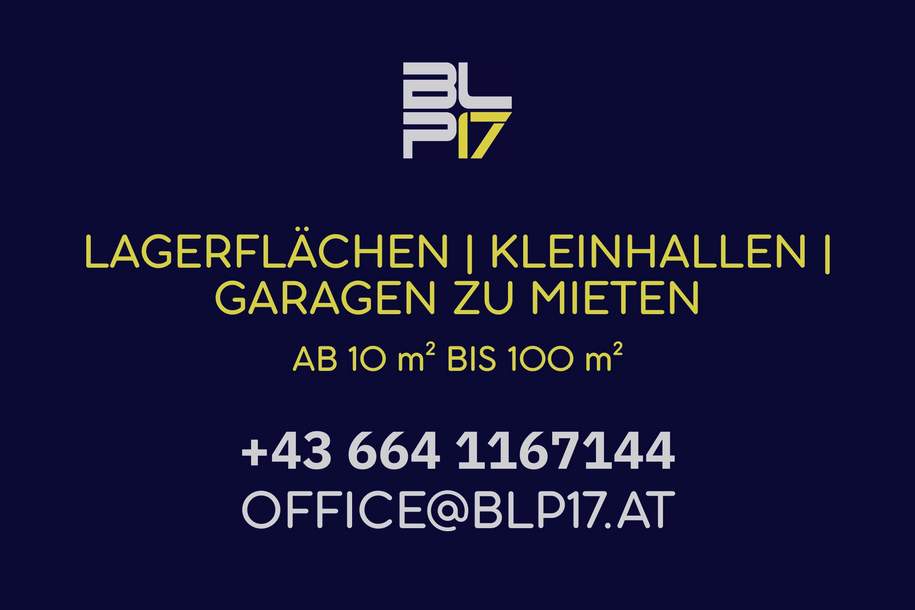 Lagerflächen / Kleinhallen / Garagen in diversen Größen! (Provisionsfrei), Gewerbeobjekt-miete, 3,50,€, 8230 Hartberg-Fürstenfeld