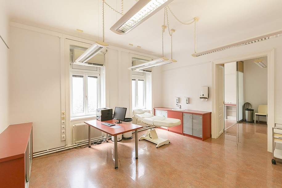 U3 Enkplatz - Altbaubüro mit ca. 153,00m2 Nutzfläche zu vermieten, Gewerbeobjekt-miete, 1.583,34,€, 1110 Wien 11., Simmering