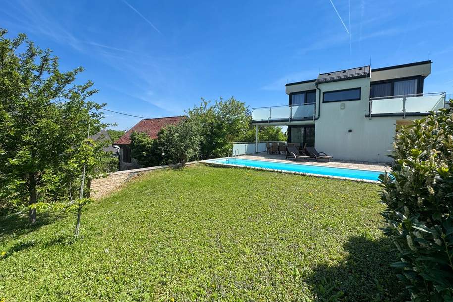 Familientraum am Hackenberg mit Weingartenblick, Pool & High-End-Ausstattung, Haus-kauf, 2.400.000,€, 1190 Wien 19., Döbling