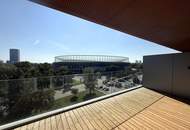 Kleine Perle im ultramodernen Wohnhaus mit Pool am Dach zu mieten // Small gem in an ultra-modern apartm. building with pool on the roof for rent //