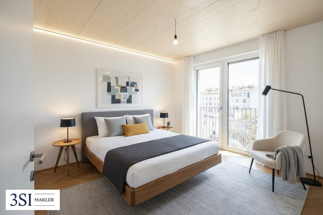 2 Zimmer mit Balkon nähe Donaukanal