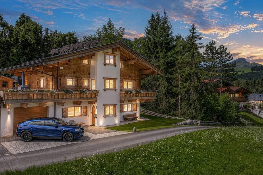 Freizeitwohnsitz in Ruhelage mit traumhaftem Ausblick, Haus-kauf, 2.500.000,€, 6391 Kitzbühel