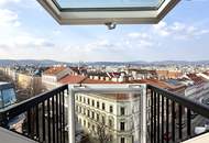 Urbaner Wohnluxus: Exklusive DG-Wohnung mit Terrasse &amp; spektakulärem Fernblick