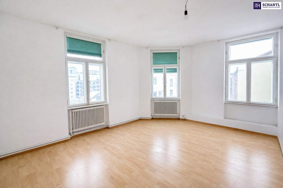 Sanierungsbedürftige, helle Drei-Zimmer-Wohnung im 3.OG! Sanieren Sie diese Wohnung ganz nach Ihren Bedürfnissen., Wohnung-kauf, 179.000,€, 1100 Wien 10., Favoriten