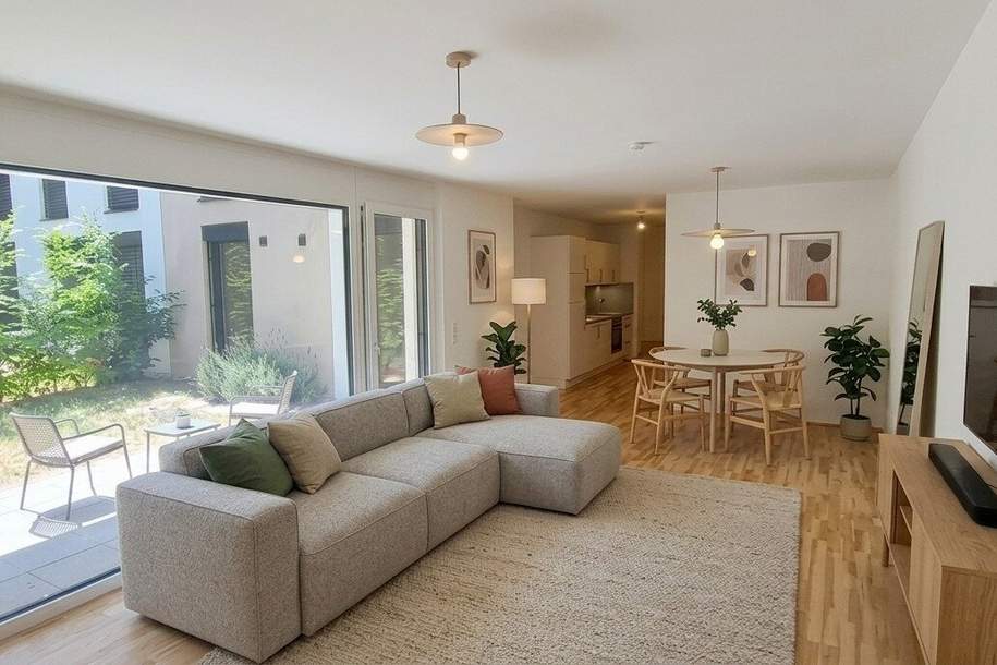 Hofseitige Gartenwohnung nahe U3 Hütteldorfer Straße!, Wohnung-miete, 1.849,00,€, 1140 Wien 14., Penzing
