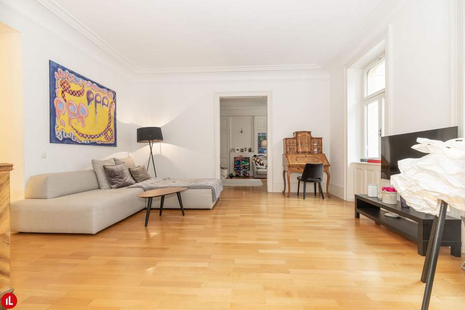 Stilvolle Altbauwohnung mit Blick auf den Passauer Platz – Wohnen im Herzen der Wiener Innenstadt, Wohnung-kauf, 1.690.000,€, 1010 Wien 1., Innere Stadt