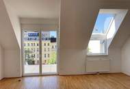 Moderne Dachgeschoss-Wohnung mit zwei Balkonen und bester Anbindung zur U4/U6 Längenfeldgasse!