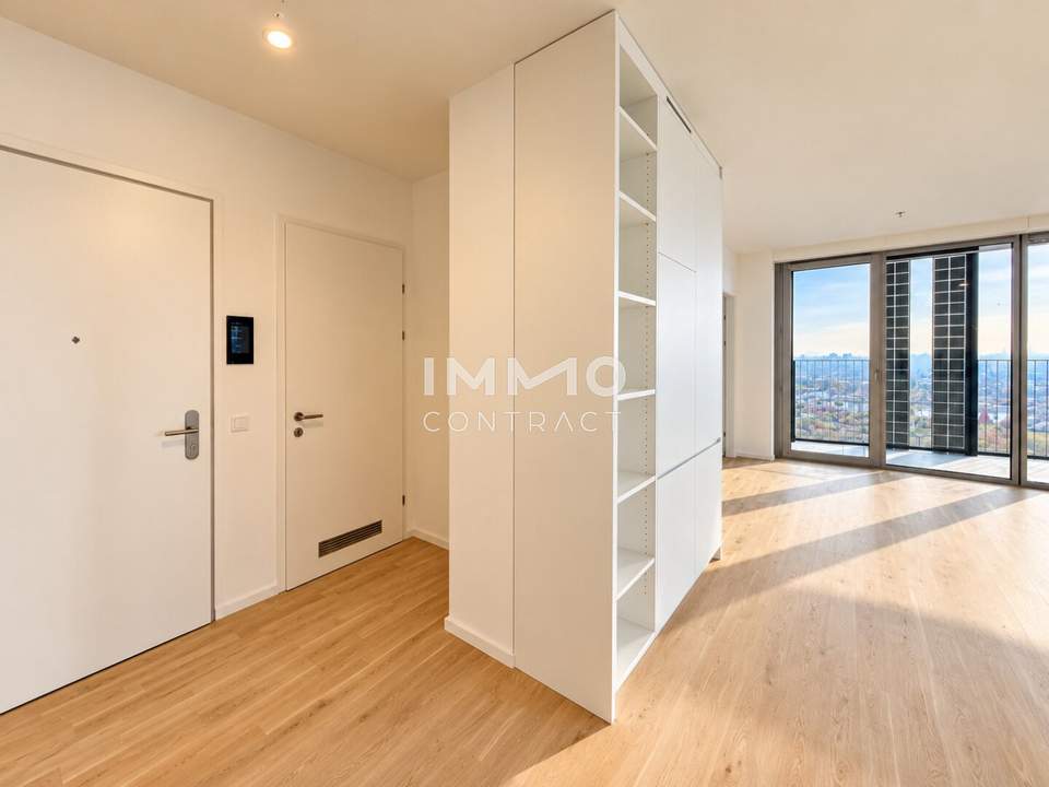 DC2 Tower: Stephansdom, Prater & Donau Blick - Wake Up Vienna 33. Etage