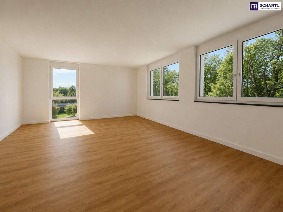 Welch herrlicher Blick ins Grüne!! Eine Ruheoase mit 4 Zimmer und kleiner Terrasse.