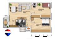 Die Sterne zum Greifen nahe! Teilsanierte 64 m² drei-Zimmer-Wohnung mit Carportplatz neben Mercedes Pappas in Graz-Gösting