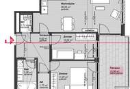 Ab 01.09.25: Top moderne, neuwertige Mietwohnung mit 13,58m² Terrasse in U4-Nähe