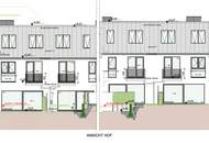 Bewilligtes Bauprojekt mit 4 Häusern