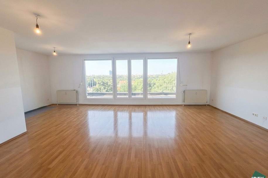 Direkt an der Donau: Schöne 4-Zimmer-Maisonette-Wohnung mit Balkon und Terrasse, Wohnung-miete, 2.499,00,€, 1220 Wien 22., Donaustadt