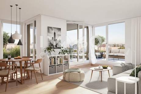 Grünruhelage! Westseitige Balkonwohnung in nachhaltigem Neubau ohne Provision, Wohnung-kauf, 250.170,€, 1230 Wien 23., Liesing