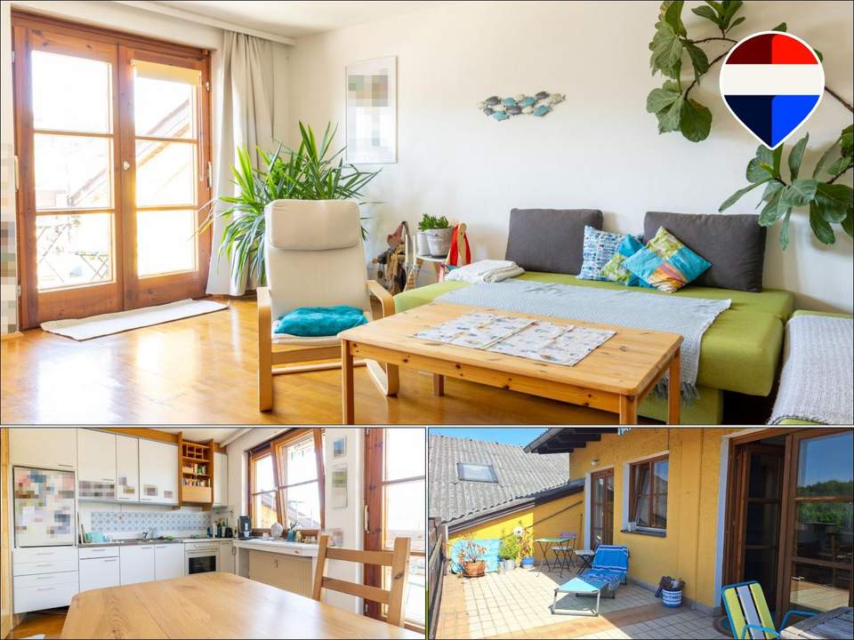 Zuhause über den Dächern | 3- Zimmer Wohnung mit Dachterrasse