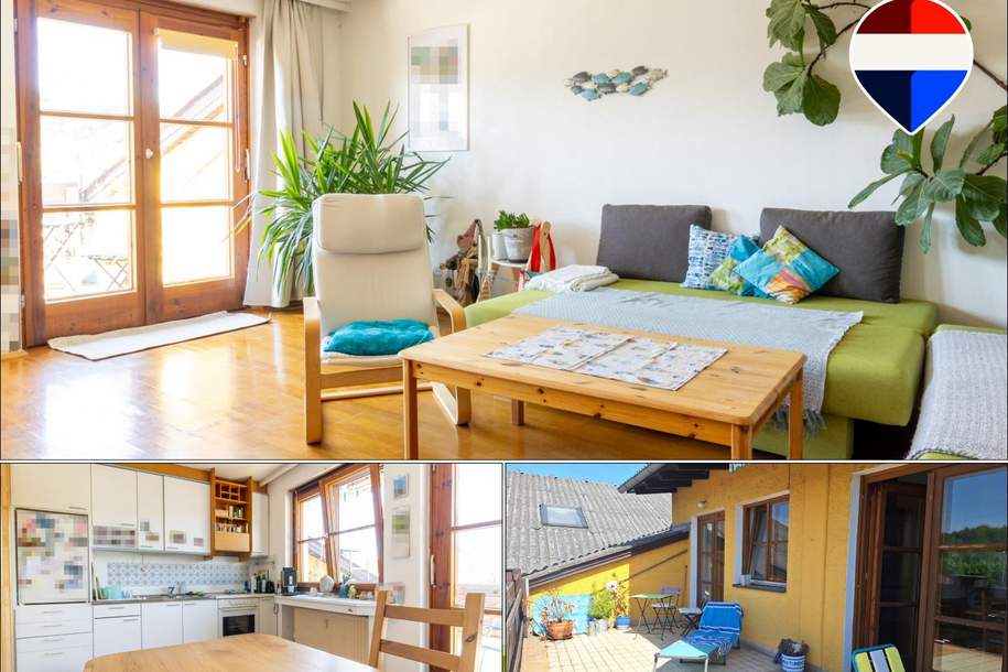 Zuhause über den Dächern | 3- Zimmer Wohnung mit Dachterrasse, Wohnung-miete, 863,00,€, 4210 Urfahr-Umgebung