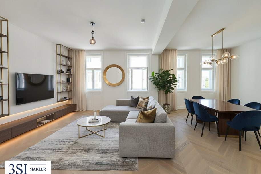 Wiener Wohnkultur auf höchstem Niveau – eleganter Stilaltbau in Toplage des 9. Bezirks, Wohnung-kauf, 1.149.000,€, 1090 Wien 9., Alsergrund