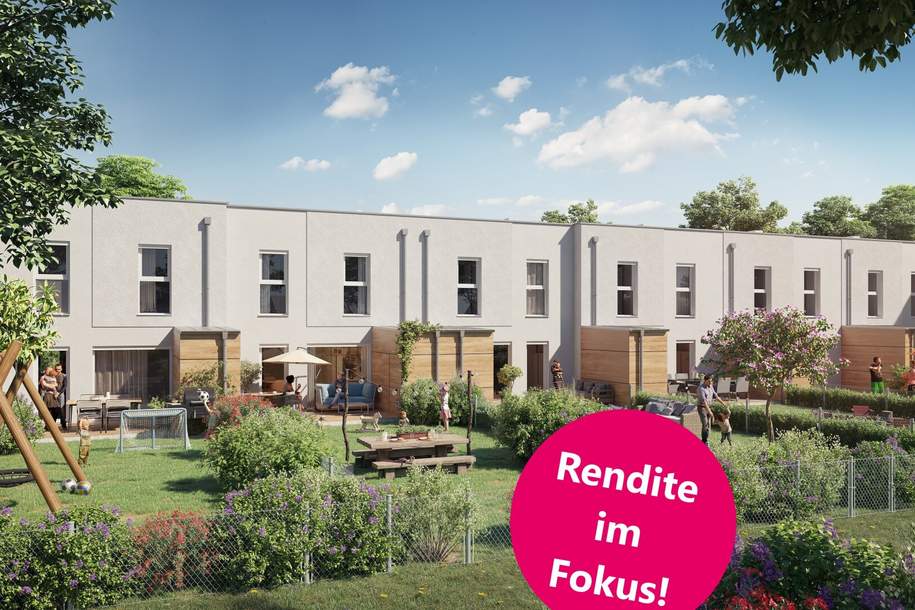 Neues Investment gefunden: Moderne Reihenhäuser in Wiener Neustadt, Wohnung-kauf, 441.964,€, 2700 Wiener Neustadt(Stadt)