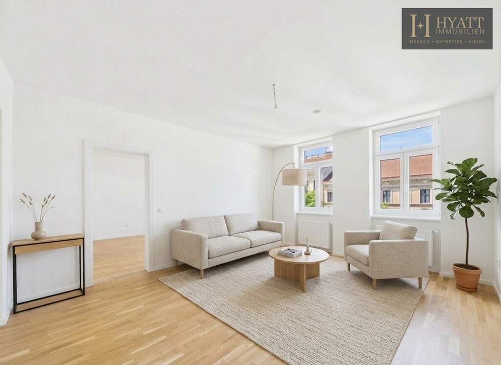 Heller 3-Zimmer-Erstbezug mit moderner Ausstattung – direkt an der U1