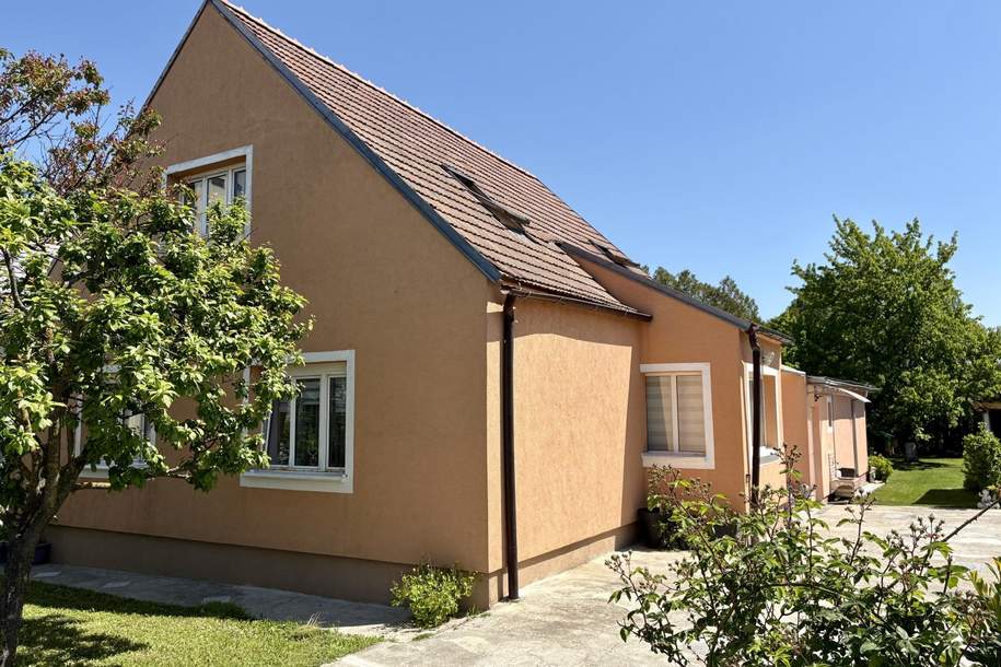 "Zwei Wohneinheiten mit großem Garten in schöner Wohnlage von Judenau", Haus-kauf, 510.000,€, 3441 Tulln