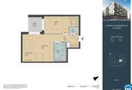 Wohntraum nahe dem Floridsdorfer Wasserpark - 2 Zimmerwohnung mit Loggia!