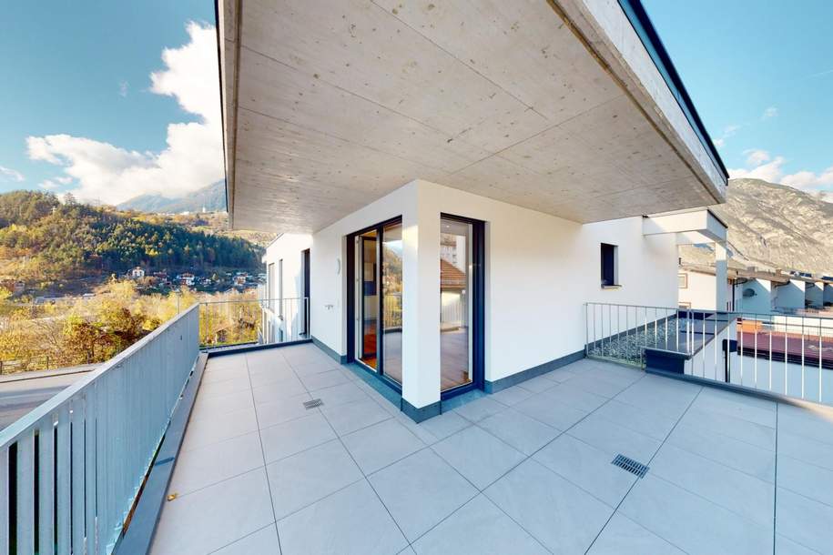 Neubau - Penthousewohnung mit erstklassiger Terrasse und Aussicht!, Wohnung-kauf, 385.000,€, 6500 Landeck